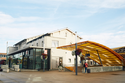 Das Bahnhofsgebäude Emsdetten